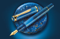 Pelikan M200 Fountain Pen - Golden Lapis (Special Edition)