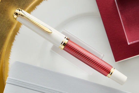 Pelikan M600 Fountain Pen - Red-White (Special Edition)