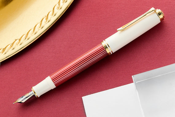 Pelikan M600 Fountain Pen - Red-White (Special Edition)