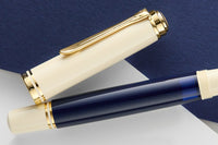 Pelikan M800 Fountain Pen - Cream Blue (Special Edition)