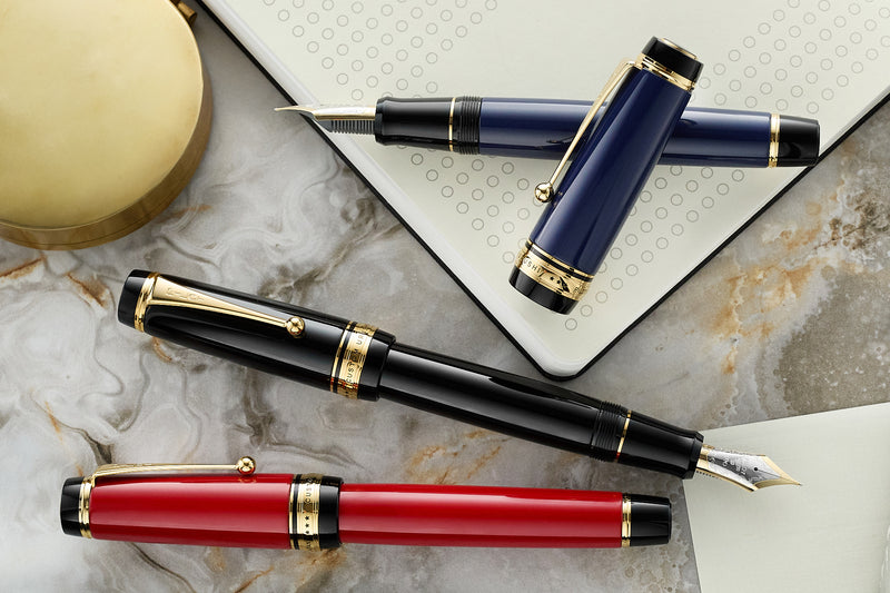 Pilot Custom 845 Urushi Fountain Pen - Vermillion