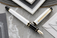 Pilot Grance Fountain Pen - Pearl White