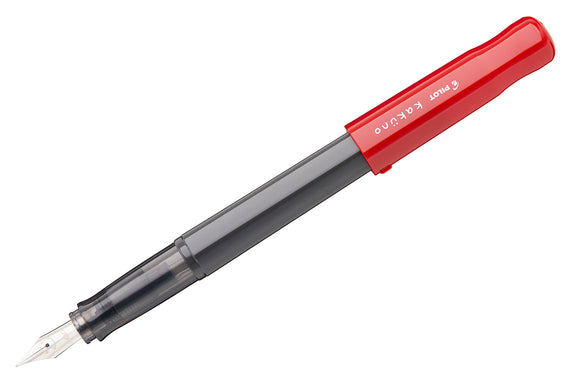 Pilot Kakuno Fountain Pen - Red/Gray