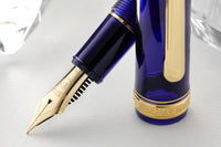 (Bottom Shelf) Platinum #3776 Century Fountain Pen - Chartres Blue/Gold