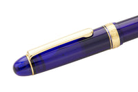 (Bottom Shelf) Platinum #3776 Century Fountain Pen - Chartres Blue/Gold