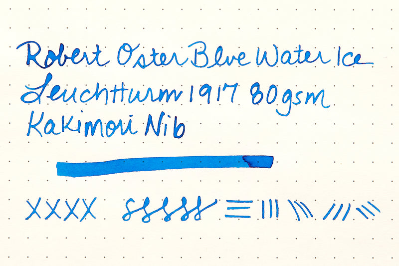 Robert Oster Blue Water Ice - 50ml Bottled Ink