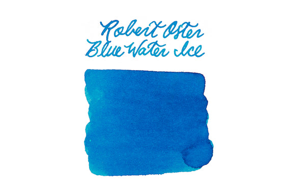 Robert Oster Blue Water Ice - Ink Sample