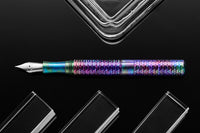 Schon DSGN Faceted Pocket Six Fountain Pen - Bismuth Crystal