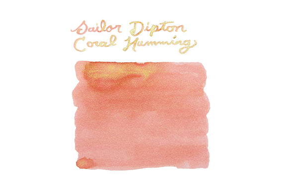 Sailor Dipton Coral Humming - Ink Sample