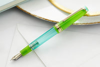 Sailor Pro Gear Slim Manyo Fountain Pen Set - Grass (Limited Edition)