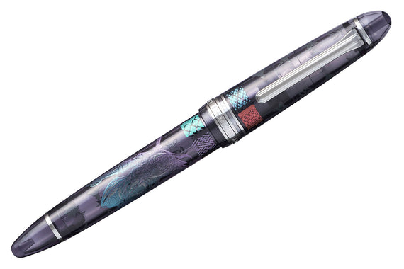 Sailor 1911L Ninja Maki-e Fountain Pen - Tsuki