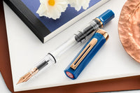 TWSBI ECO Fountain Pen - Indigo Blue w/ Bronze Trim