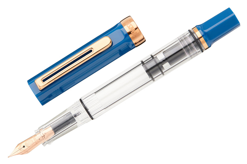 TWSBI ECO Fountain Pen - Indigo Blue w/ Bronze Trim