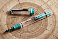 TWSBI Diamond 580ALR Fountain Pen - Caribbean w/ Onyx