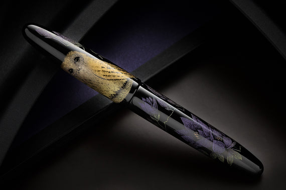 Taccia Miyabi Empress Chinkin Fountain Pen - Owl (Limited Edition)