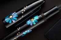 TACCIA Miyabi Bon-Bori Fountain Pen - Blue Daisies (Limited Edition)