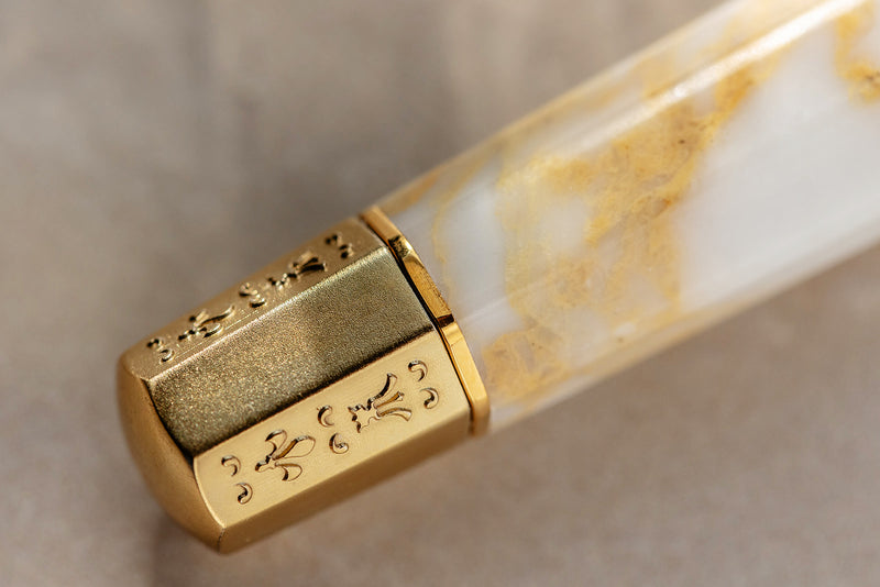 Visconti il Magnifico Fountain Pen - Calacatta Gold (Limited Edition)