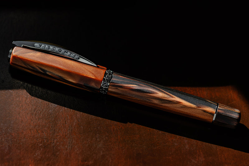 Visconti Medici Fountain Pen - Briarwood / Ruthenium