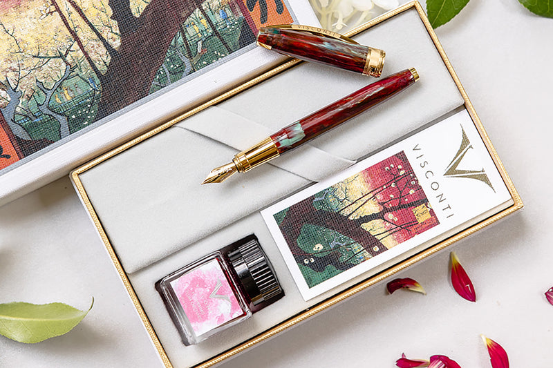 Visconti Van Gogh Fountain Pen - Flowering Plum Orchard