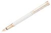 Waldmann Xetra Vienna Fountain Pen - White/Rose Gold