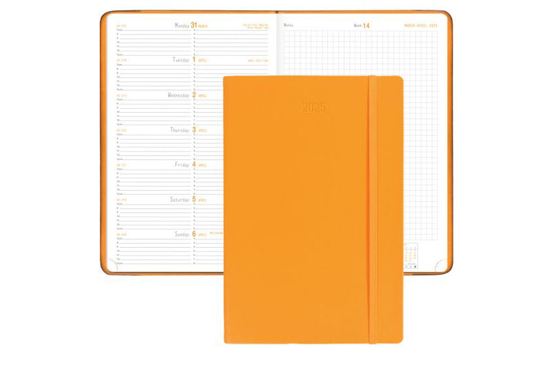 Rhodia 2025 Weekly Planner - Orange