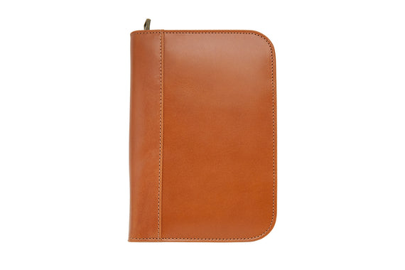 Aston Leather 10 Slot Pen Case - Tan