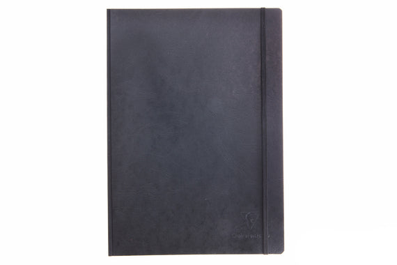 Clairefontaine Basic Clothbound A4 Notebook - Black, Lined