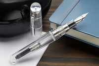 Conklin All American Fountain Pen - Demo/Silver (Special Edition)