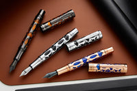 Conklin Endura Deco Crest Fountain Pen - Orange