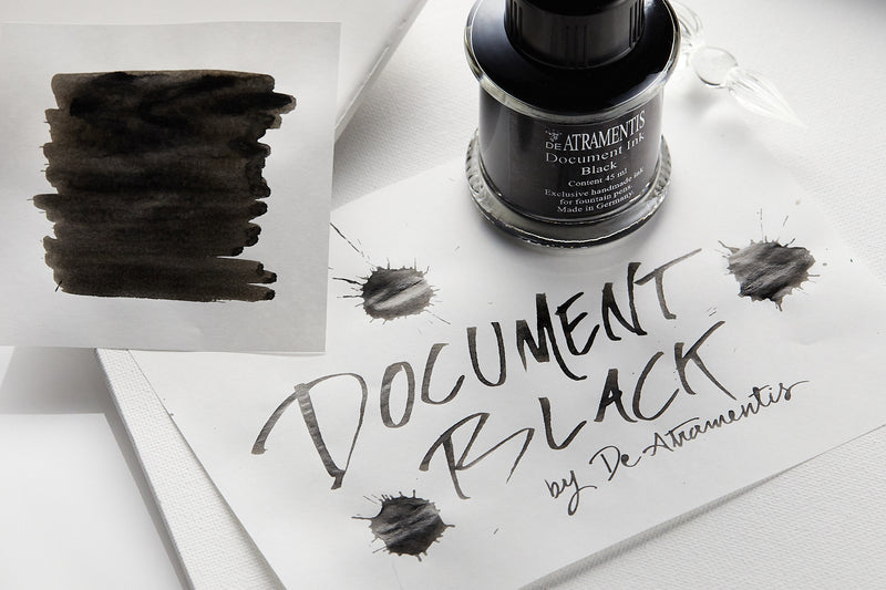 De Atramentis Document Ink Black - 45ml Bottled Ink