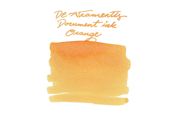 De Atramentis Document Ink Orange - Ink Sample