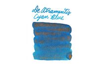 De Atramentis Pearlescent Cyan Blue-Copper - Ink Sample