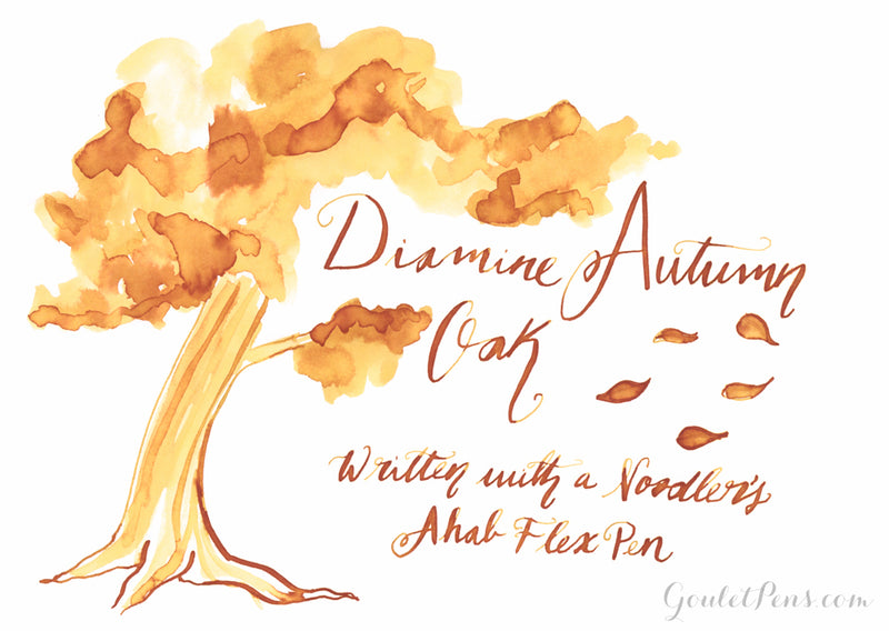 Diamine Autumn Oak - Ink Sample