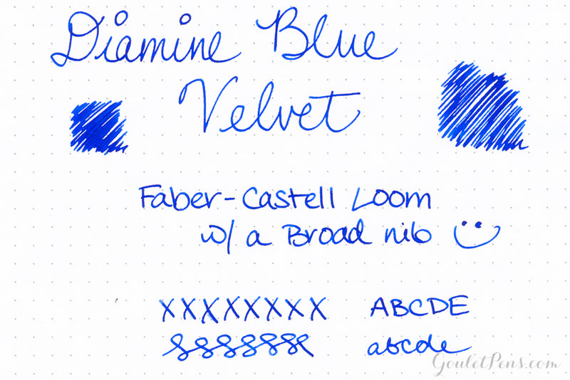 Diamine Blue Velvet - Ink Sample