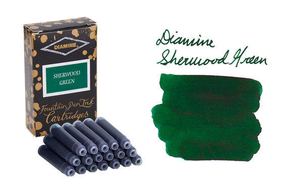 Diamine Sherwood Green - Ink Cartridges