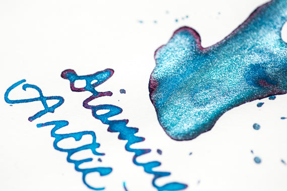 Diamine Arctic Blue - Ink Sample