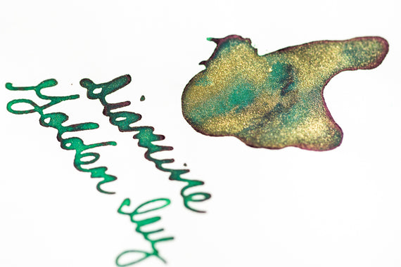 Diamine Golden Ivy - Ink Sample