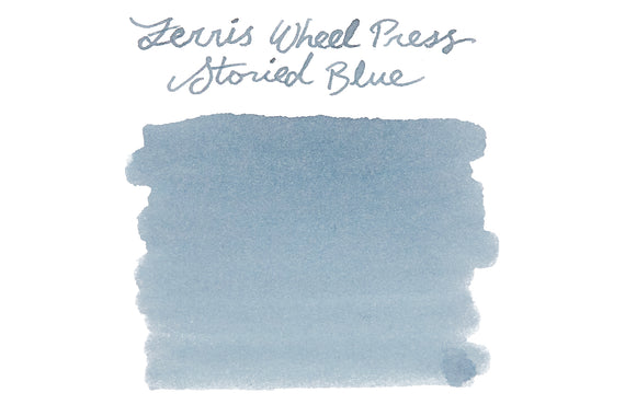 Ferris Wheel Press Storied Blue ink swab