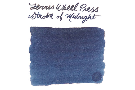 Ferris Wheel Press Stroke of Midnight ink swab