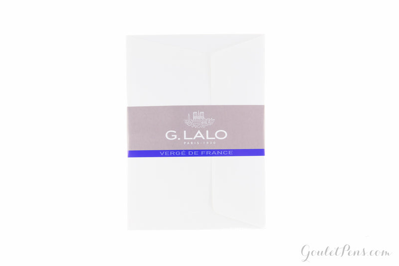 G. Lalo Vergé de France Small Envelopes - White