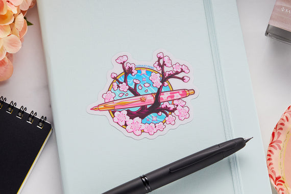 Goulet Pens Sakura Sticker