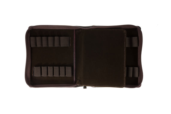 Girologio 12 Zippered Pen Case - Oxblood