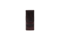 Girologio Triple Magnetic Closure Pen Case - Oxblood