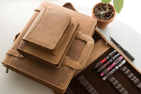 Girologio 24 Pen Case - Saddle