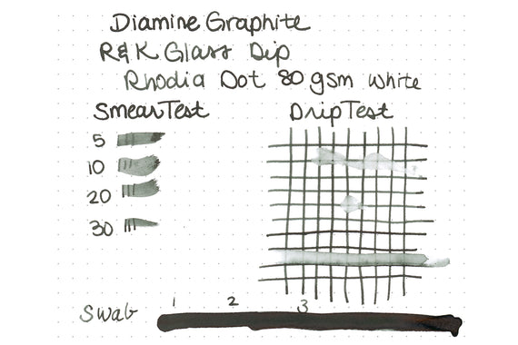 Diamine Graphite Writing Sample