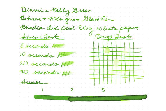 Diamine Kelly Green - 30ml Bottled Ink