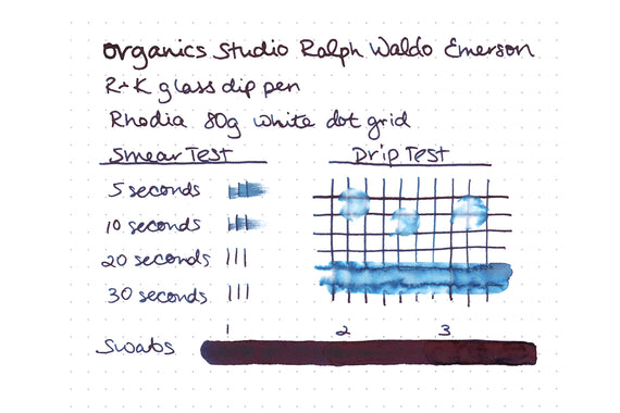 Organics Studio Ralph Waldo Emerson Twilight Blue fountain pen ink