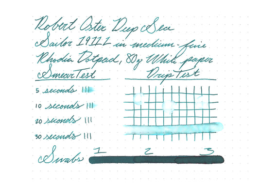 Robert Oster Deep Sea - 50ml Bottled Ink