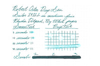 Robert Oster Deep Sea - Ink Sample