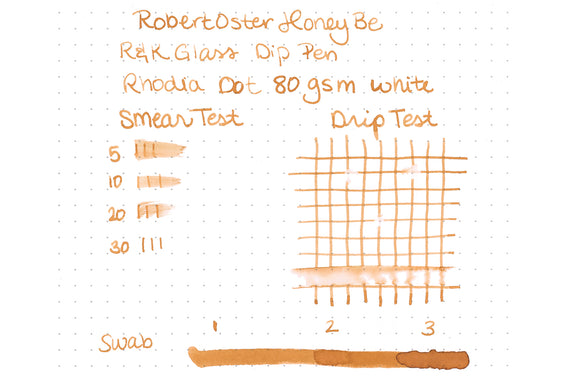 Robert Oster Honey Bee Writing Sample